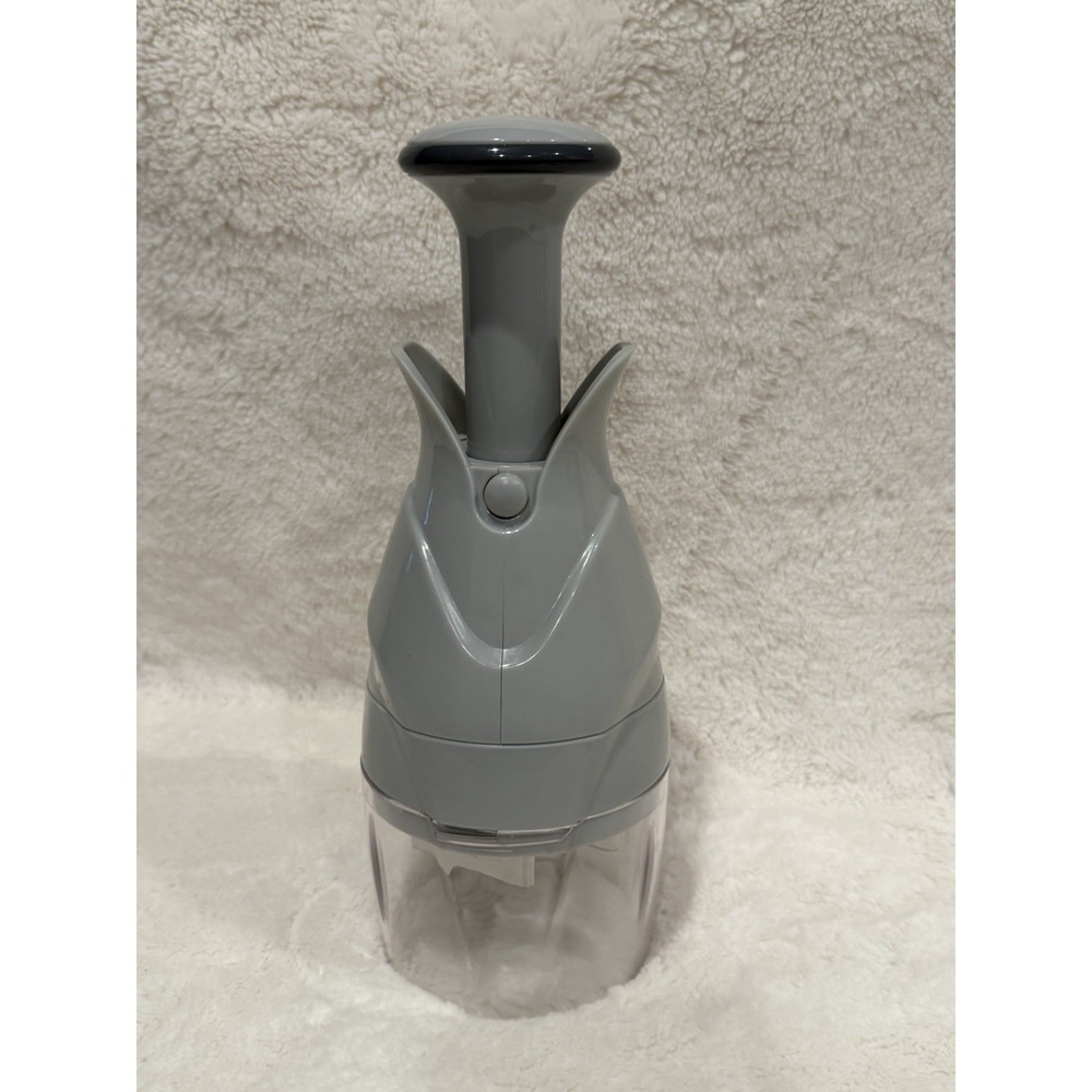 Gourmet Kitchen Gray Multipurpose Good Grips Fruits Vegetables Push Chopper